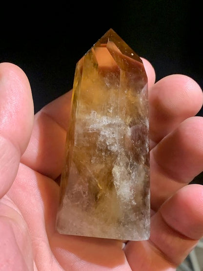 Citrine - Pointe/ Laser - 76 x 31 x 29 mm - 107,3 gr.