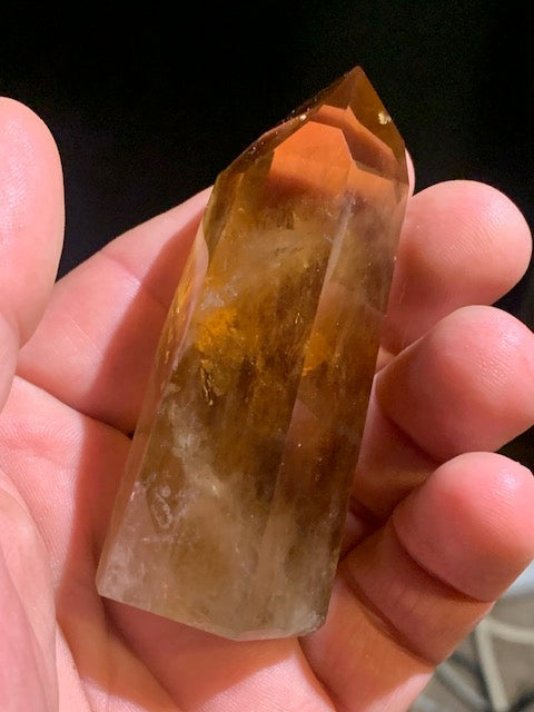Citrine - Pointe/ Laser - 76 x 31 x 29 mm - 107,3 gr.