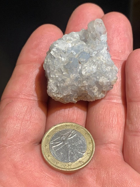 Topaze bleue, spécimen brut - ± 41 x 36 x 28 mm - 48 gr.
