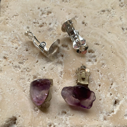Apprêts, 'clips' d'oreilles, finition laiton argenté ou doré avec plateau à coller pour oreilles non percées. Très bonne qualité, parfait pour vos créations ou pour réparation ! Vendu par paire ou par 10 ou 100 !