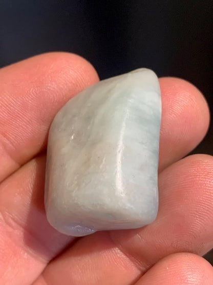 Aigue-marine - Pierre roulée - 33 x 24 x 16 mm - 16,8 gr.