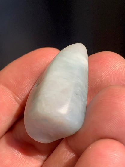 Aigue-marine - Pierre roulée - 33 x 24 x 16 mm - 16,8 gr.