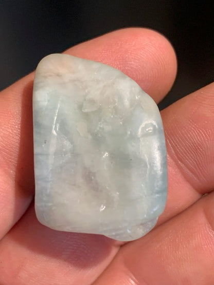 Aigue-marine - Pierre roulée - 33 x 24 x 16 mm - 16,8 gr.
