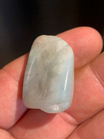 Aigue-marine - Pierre roulée - 33 x 24 x 16 mm - 16,8 gr.