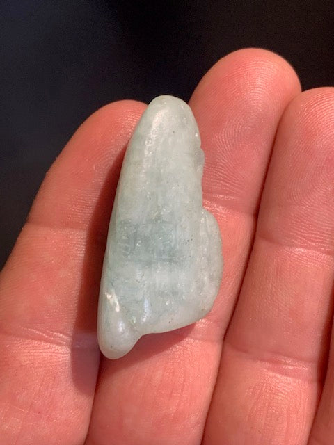 Aigue-marine - Pierre roulée - 43 x 21 x 16 mm - 16,9 gr.