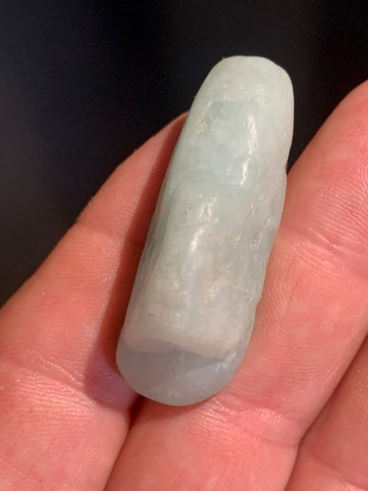 Aigue-marine - Pierre roulée - 43 x 21 x 16 mm - 16,9 gr.