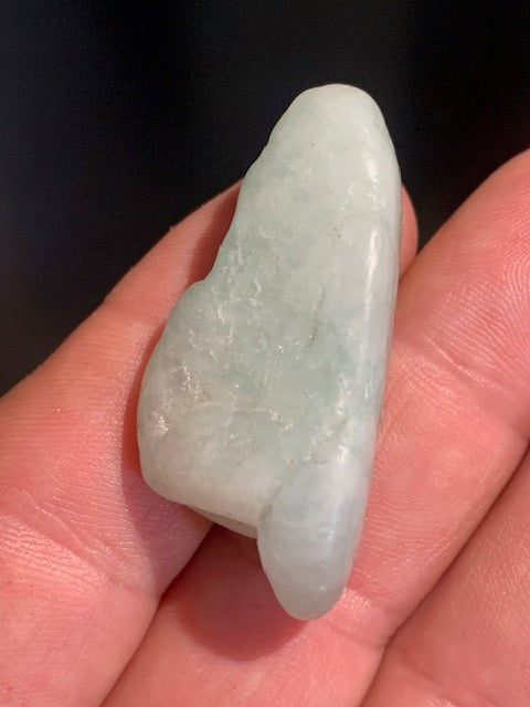 Aigue-marine - Pierre roulée - 43 x 21 x 16 mm - 16,9 gr.