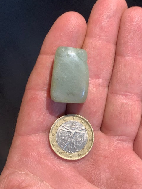Aigue-marine - Pierre roulée - 29 x 20 x 15 mm - 16,8 gr.