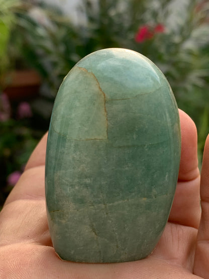 Amazonite, forme libre de 60 mm x 38 x 33 - 109,3 grammes. Belle qualité, magnifique pièce !