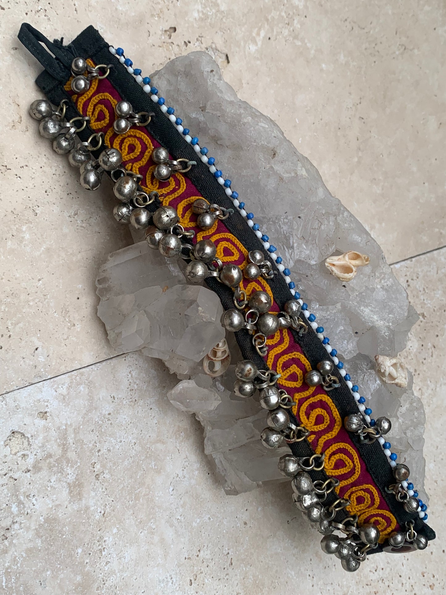 Sélection de bracelets de danses pour chevilles, fait en textile et perles/ clochettes en métal !