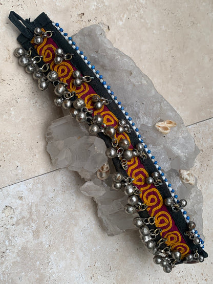 Sélection de bracelets de danses pour chevilles, fait en textile et perles/ clochettes en métal !