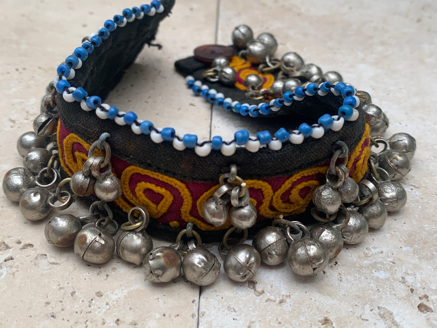 Sélection de bracelets de danses pour chevilles, fait en textile et perles/ clochettes en métal !