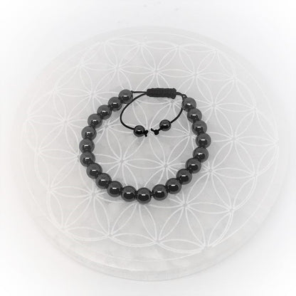 Collection de bracelets n°5, à fermeture coulissante de type 'Mala, simple rang, avec perles de 8mm - De 7 à 21 cm. Superbes perles de qualité AA à AAA !