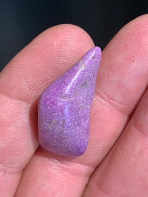 Stichite – Pierre roulée - 32 x 16 x 13 mm/ 4,6 gr.