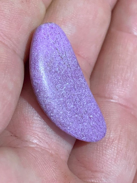 Stichite – Pierre roulée - 30 x 15 x 5 mm/ 2,6 gr.