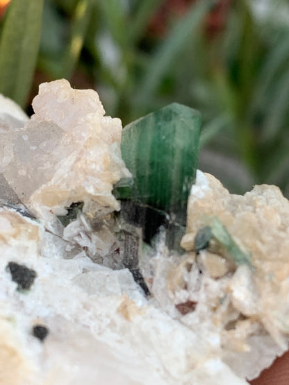 Tourmaline verte/ Verdélite, spécimen naturel de 74 x 44 x 30 mm - 84,7 grammes !