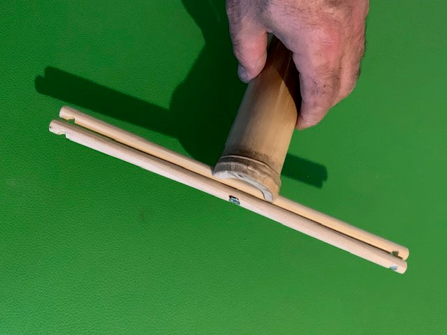 Support bois pliable et démontable pour carillons Koshi/Zaphir – 48 cm, léger, transport facile, création Zen Curiosity