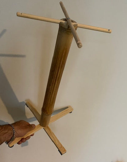 Support bois pliable et démontable pour carillons Koshi/Zaphir – 48 cm, léger, transport facile, création Zen Curiosity