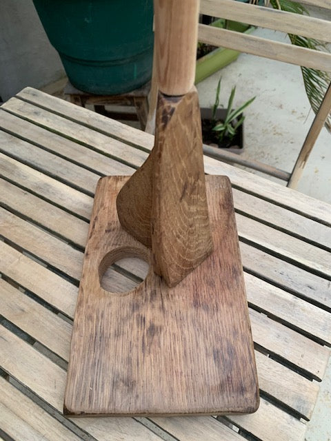 Support en bois de chêne, tronc démontable et branches pliables, avec poignée, pour carillons Koshi/Zaphir – 46 x 25 x 16 cm, création Zen Curiosity