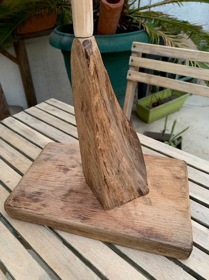 Support en bois de chêne, tronc démontable et branches pliables, avec poignée, pour carillons Koshi/Zaphir – 46 x 25 x 16 cm, création Zen Curiosity