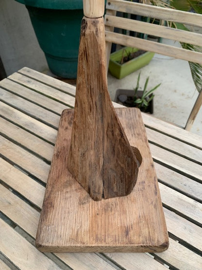 Support en bois de chêne, tronc démontable et branches pliables, avec poignée, pour carillons Koshi/Zaphir – 46 x 25 x 16 cm, création Zen Curiosity