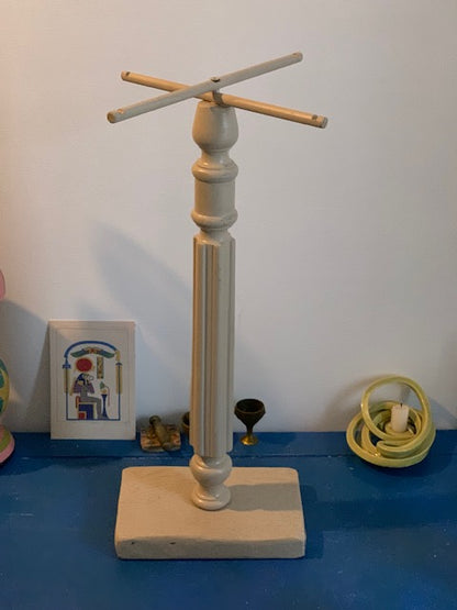 Support en bois recyclé, branches pliables, pour carillons Koshi/Zaphir – 49 x 25 x 25 cm - Création Zen Curiosity