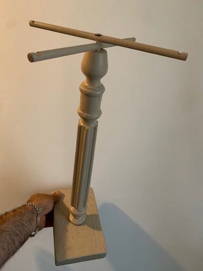 Support en bois recyclé, branches pliables, pour carillons Koshi/Zaphir – 49 x 25 x 25 cm - Création Zen Curiosity