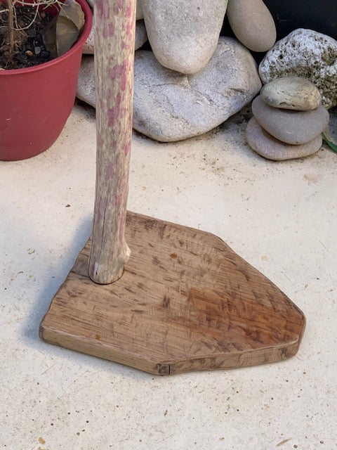 Support en bois flotté pour guitare, basse, instrument avec manche - 94 x 32 x 23 cm- Création Zen Curiosity