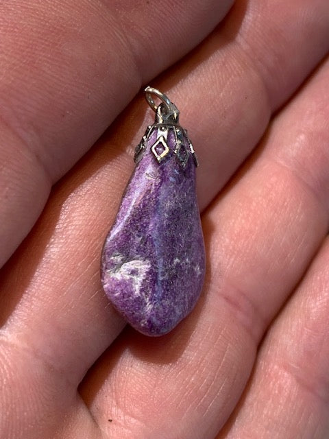 Stichite, pendentifs à l'unité, de 30 x 15 x 0,9 mm environ - Qualité AA à AAA