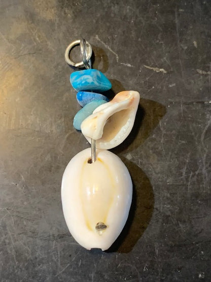Collection 'Océan, Mer & Plage', pendentifs à l'unité monté par Zen Curiosity - Galet, Coquillage, Corail...