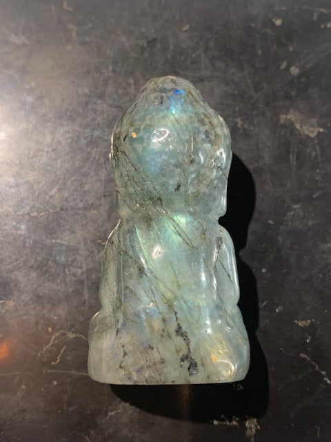 Bébé Bouddha en Labradorite, 51 mm x 26 x 21 - 35,8 gr.