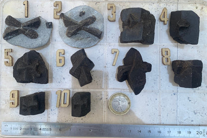 Staurotide/ staurolite, pièces au choix, magnifiques spècimens avec une croix naturelle. Provenance de Russie ou France !