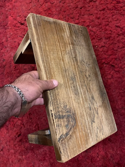 Meditation bench or for decoration, made of oak - 50 x 23 x 20 cm