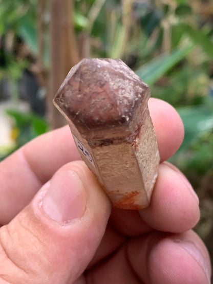 Cristal de Roche / Quartz Sceptre – Pointe laser naturelle - ± 50 mm (H) × 21 × 19 mm – 23 g !