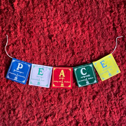Selection of Buddhist/Tibetan prayer flags - Sold individually, 10 models to choose from ranging from 93 cm to 8 m!