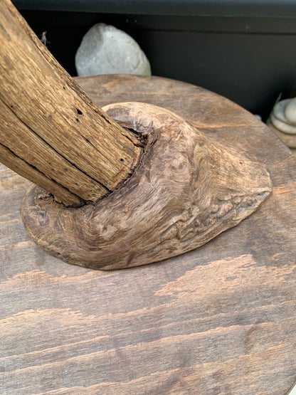Support en bois pour gong, ou pour décoration, pied de lampe... - 55 x 35 cm - Création Zen Curiosity