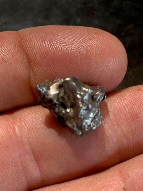 Météorite Campo Del Cielo d'Argentine de 18 x 15 x 12 mm - 6,6 gr.