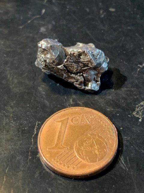 Météorite Campo Del Cielo d'Argentine de 16 x 11 x 8 mm - 4,8 gr.