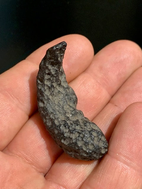 Tectite du Vietnam, taille de 45 x 22 x 19 mm - 12,5 gr. - Famille des Météorites