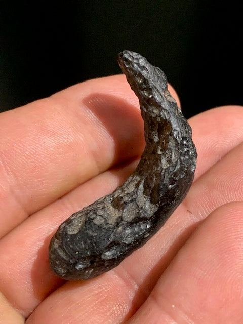 Tectite du Vietnam, taille de 45 x 22 x 19 mm - 12,5 gr. - Famille des Météorites