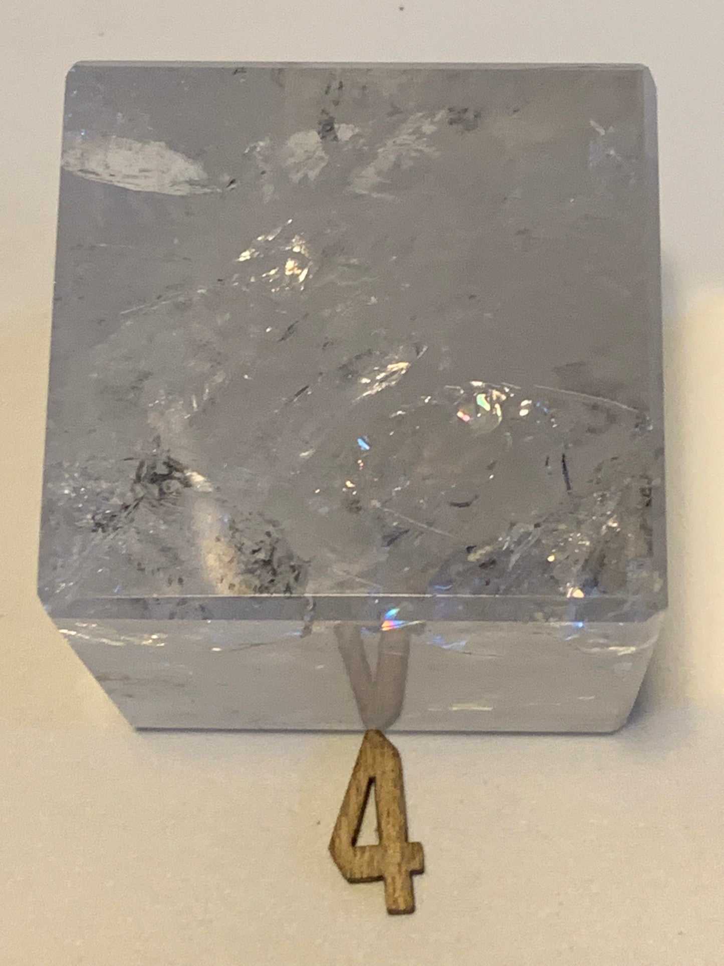 Cube en cristal de roche, un des 5 Solides de Platon, modèles au choix (vente à l'unité) - 1,5 à 5 cm. Qualité A à AAA !