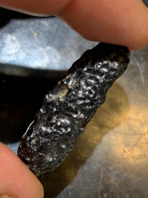Tektite from Vietnam - 40 mm x 16 x 8 - 11.5 grams - Fascinating, enchanting, hypnotizing!