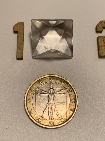 Octaèdre en cristal de roche, un des 5 Solides de Platon, taille S à XL. Modèles au choix - Vente à l'unité. ± 1,5 à 6 cm. Qualité A à AAA !