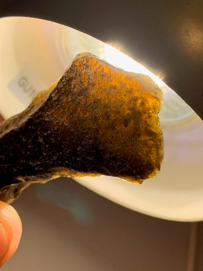 Tektite from Vietnam - 40 mm x 16 x 8 - 11.5 grams - Fascinating, enchanting, hypnotizing!