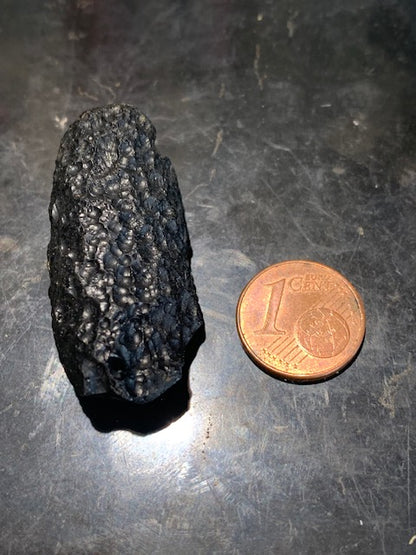 Tectite du Vietnam - 40 x 20 x 13 mm - 7,8 gr. - Famille des météorites