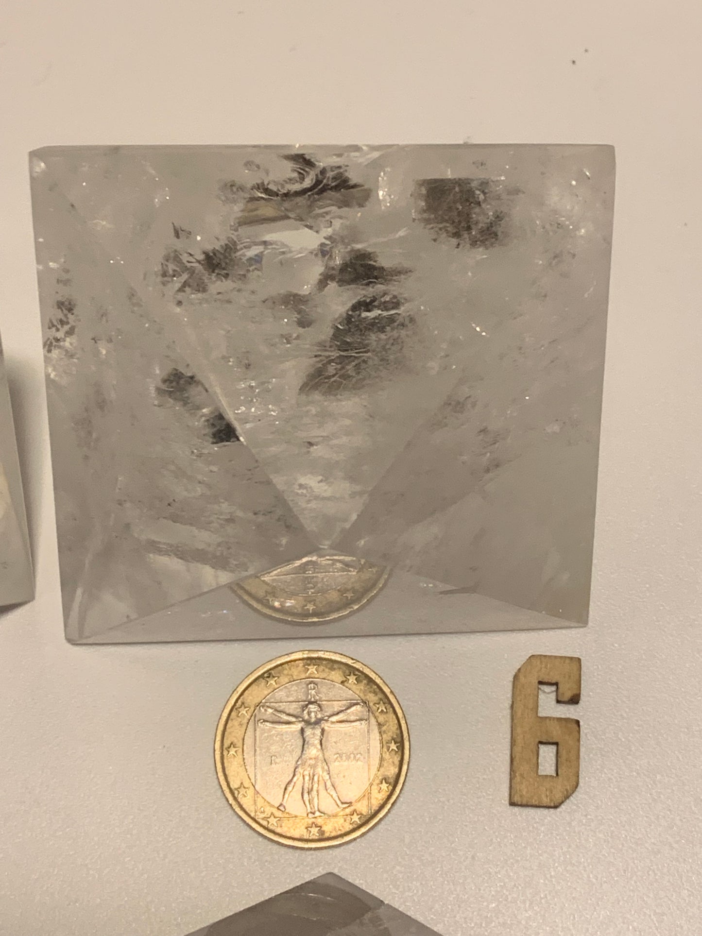 Octaèdre en cristal de roche, un des 5 Solides de Platon, taille S à XL. Modèles au choix - Vente à l'unité. ± 1,5 à 6 cm. Qualité A à AAA !