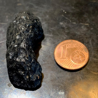 Tectite du Vietnam - 39 x 17 x 15 mm - 10,5 gr. - Famille des météorites