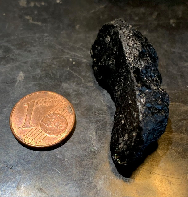 Tectite du Vietnam - 39 x 17 x 15 mm - 10,5 gr. - Famille des météorites