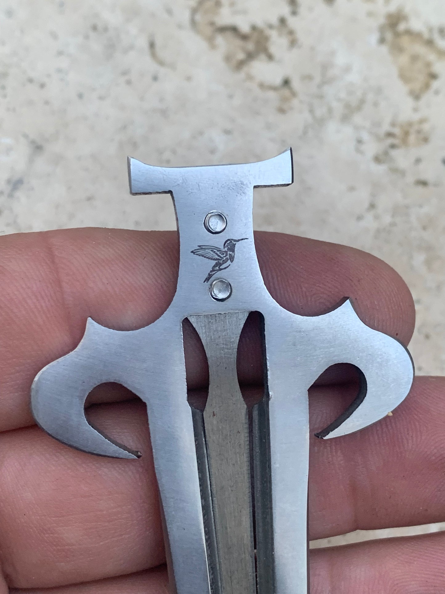 Guimbarde de Russie, modèle 'Kolibri/ Колибри' de chez 'Glazyrin' - Très résistant avec une belle forme - 103 x 47 x 15 mm !