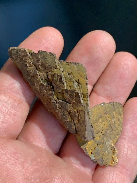 Impactite : terme général pour les roches modifiées ou créées par un impact météoritique - 76 mm x 34 x 33 - 54,7 gr.